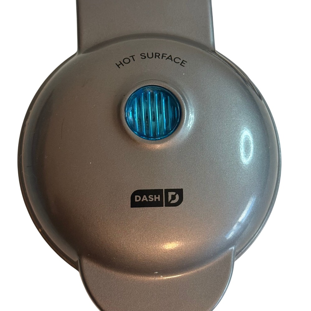 Dash Mini Waffle Maker Gray Single Serve Compact